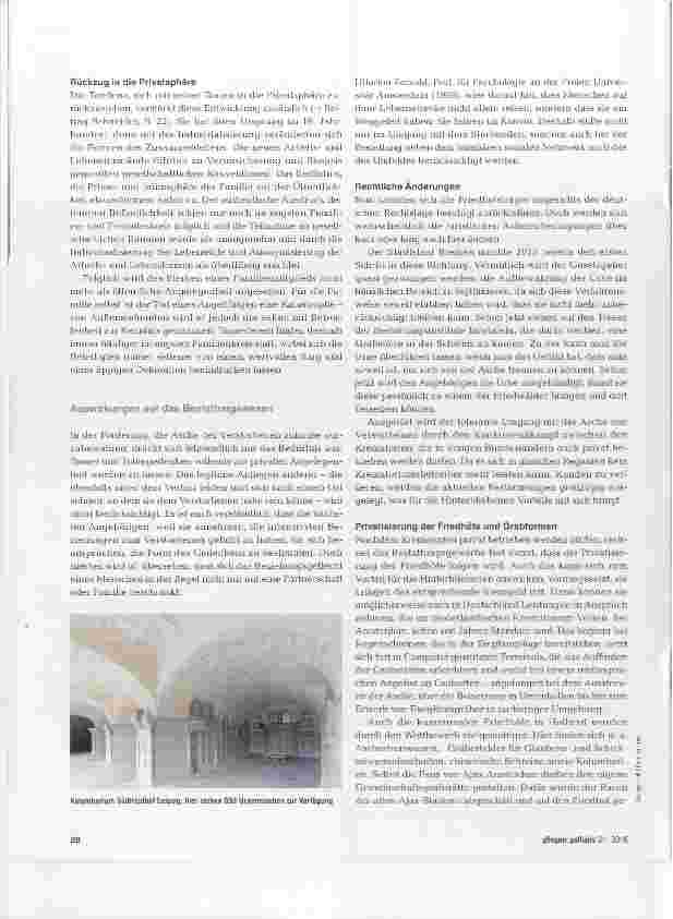 Vorschauseite 3: Friedhöfe als Orte der Verlustverarbeitung