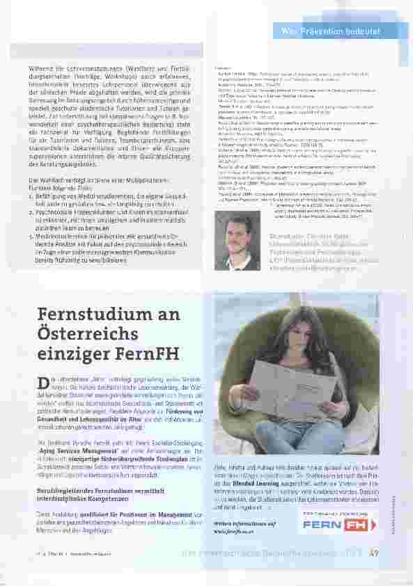 Vorschauseite 4: Gesund im Studium