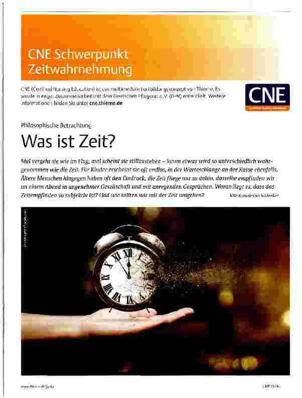 Vorschauseite 1: Was ist Zeit?