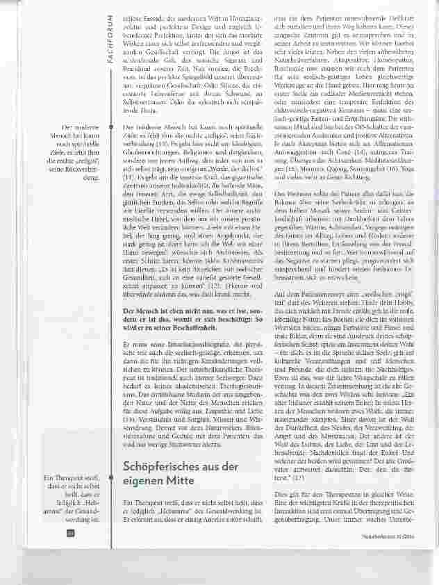 Vorschauseite 3: Innenweltverschmutzung „In jedem lebt ein Bild dessen, was er werden soll.“ Angelus Silesius
