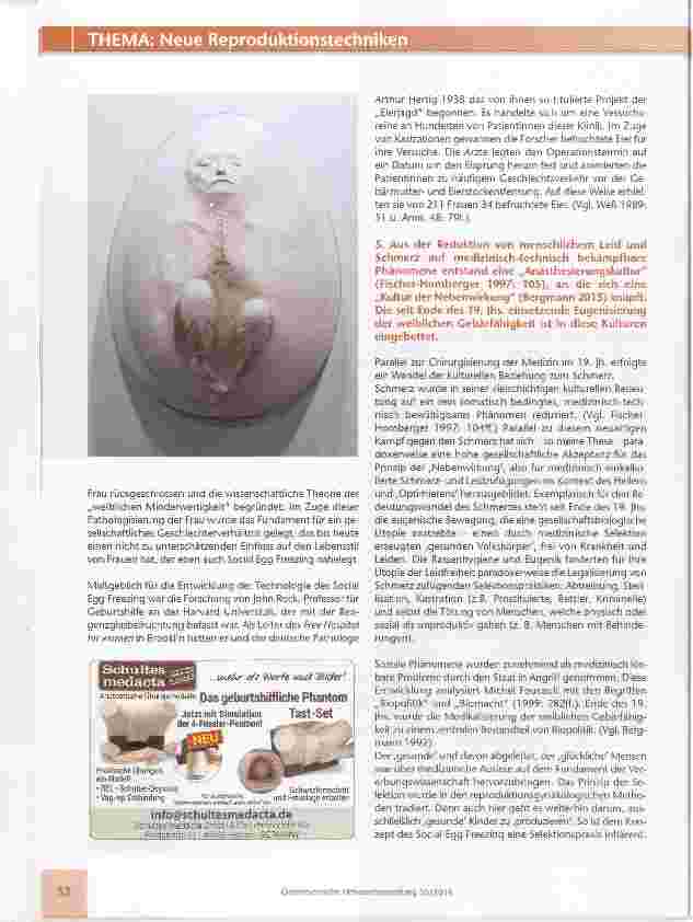 Vorschauseite 4: Social Egg Freezing Ein gesellschaftliches und medizinisches Experiment