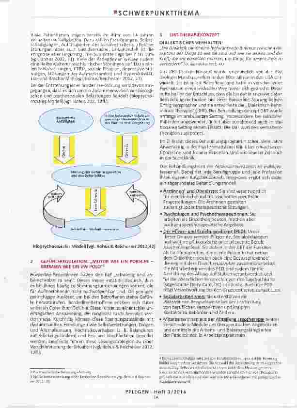 Vorschauseite 2: DIE ADOLESZENTENSTATION IM ZENTRALINSTITUT FÜR SEELISCHE GESUNDHEIT Neue Wege in der Gesundheitsversorgung für Patientinnen mit einer Borderline-Störung