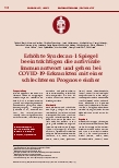Vorschauseite 1: Erhöhte Syndecan-1-Spiegel beeinträchtigen die antivirale Immunantwort und gehen bei COVID-19-Erkrankten mit einer schlechteren Prognose einher.