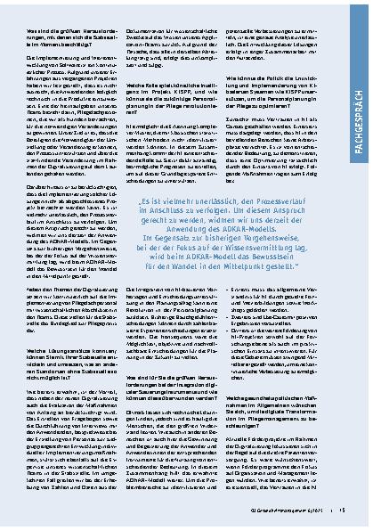 Vorschauseite 2: ToDo: Bewusstsein für den digitalen Wandel schaffen