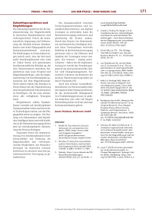 Vorschauseite 3: Blick einer großen internationalen Company auf die Magnet®-Krankenhaus-Entwicklung in Deutschland