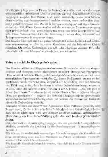 Vorschauseite 2: Der ganze Mensch - Fragen und Überlegungen der Krankenpflege im Krankenhaus