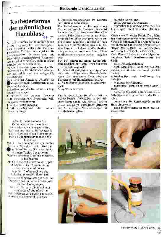 Vorschauseite 1: Katheterismus der männlichen Harnblase