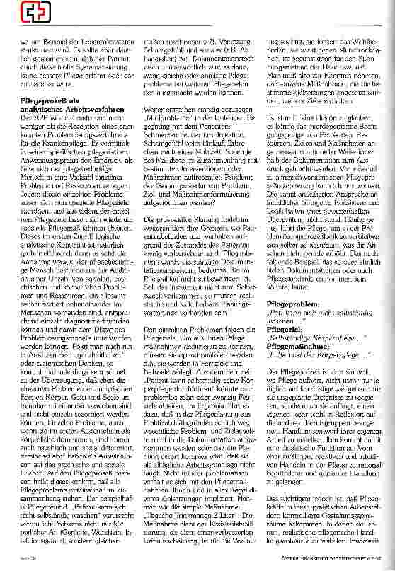 Vorschauseite 3: Orientierungen zum Pflegeprozeß Plädoyer für einen kritisch-distanzierten Umgang
