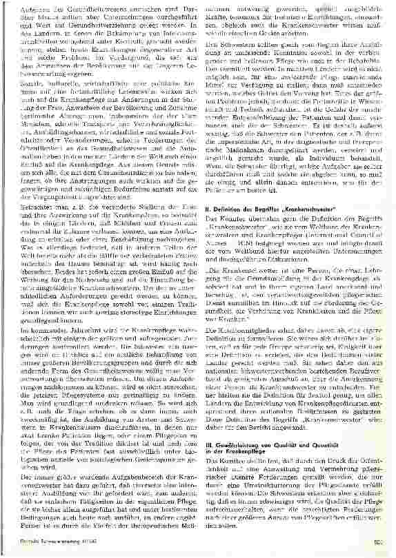 Vorschauseite 2: Die Krankenpflege von morgen Diskussion über Bericht der Expertenkommission für Krankenpflege