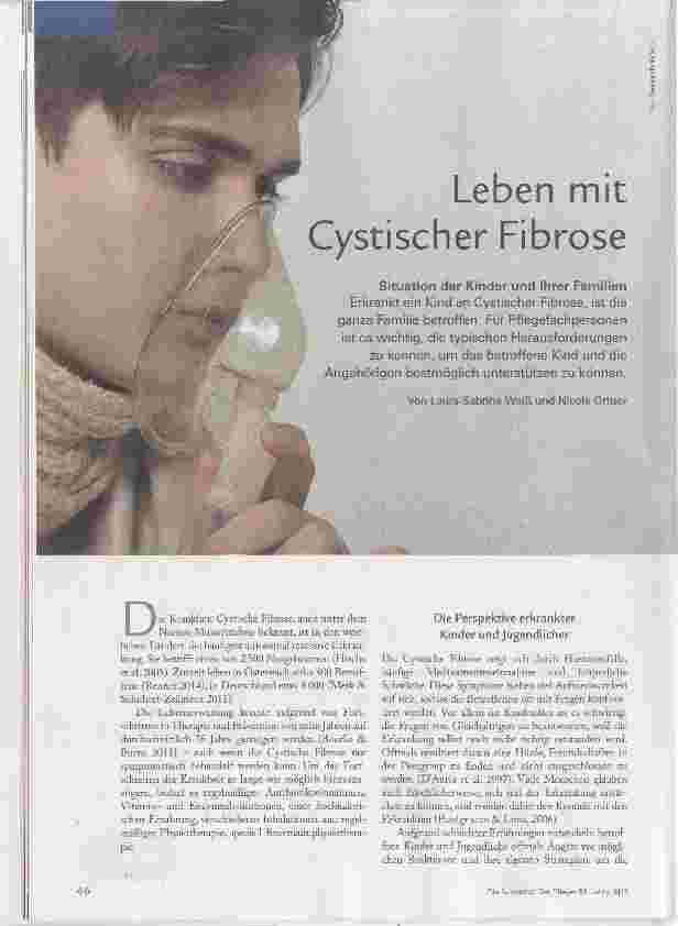 Vorschauseite 1: Leben mit Cystischer Fibrose