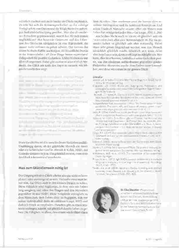 Vorschauseite 3: Glücklich sein Luxus oder Notwendigkeit?