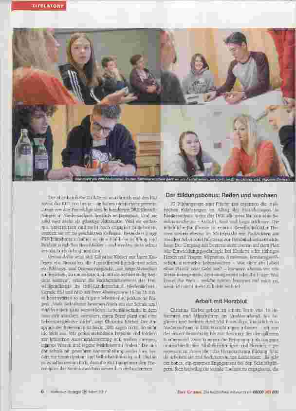 Vorschauseite 3: FSJ und BFD: Vielfalt lernen Haltung entwickeln
