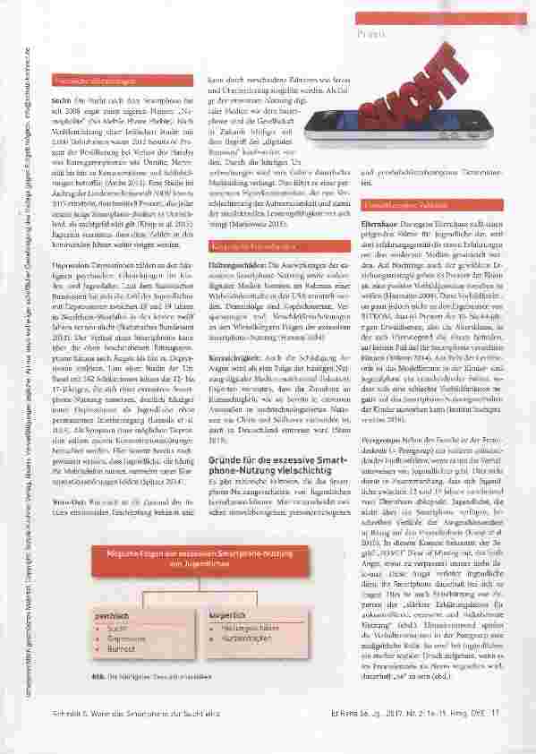 Vorschauseite 2: Wenn das Smartphone zur Sucht wird