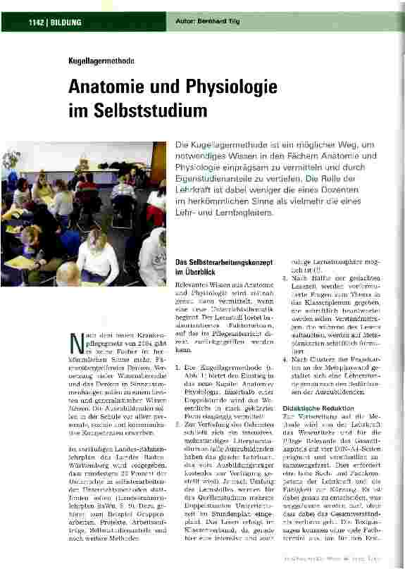 Vorschauseite 1: Anatomie und Physiologie im Selbststudium