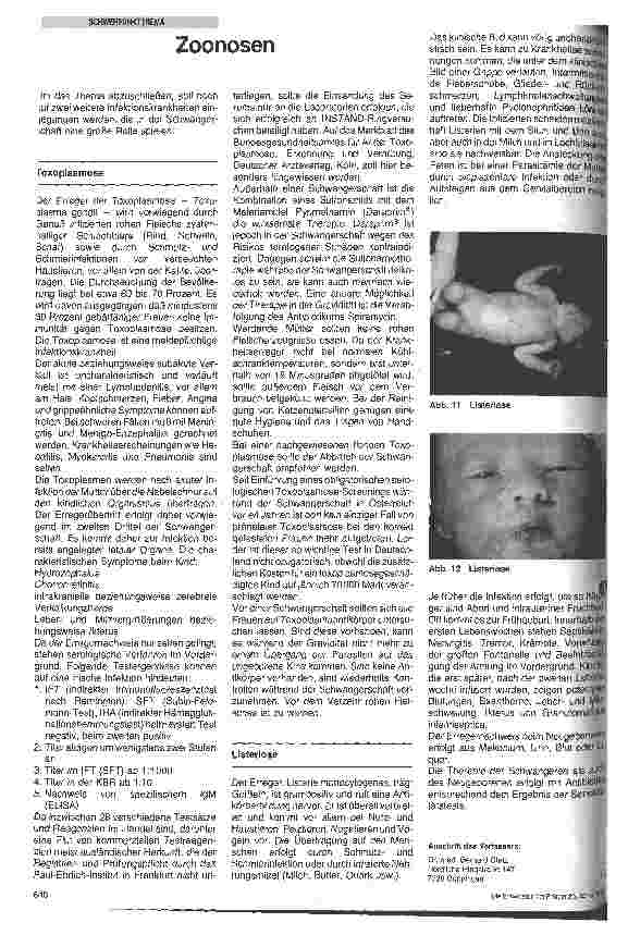 Vorschauseite 6: Virusinfektionen in der Schwangerschaft und in der Periatalperiode