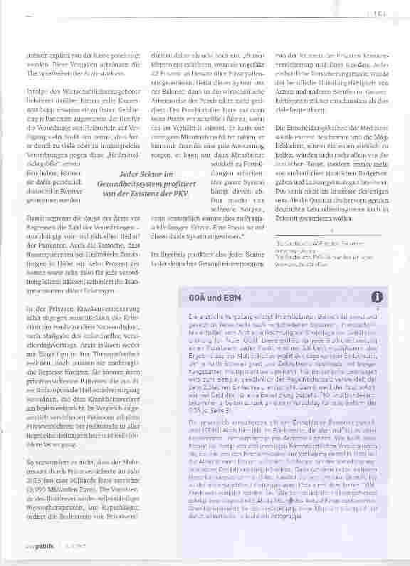 Vorschauseite 4: Für unser Gesundheitssystem