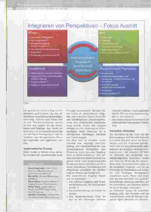Vorschauseite 2: Austritt interprofessionell und systematisch planen