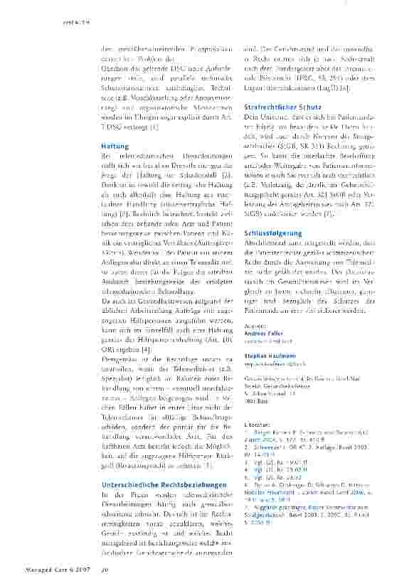 Vorschauseite 3: Telemedizin: Fachwissen weltweit vermittelt