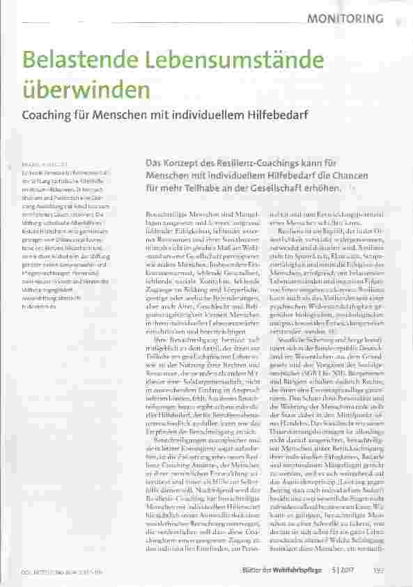 Vorschauseite 1: Belastende Lebensumstände überwinden
