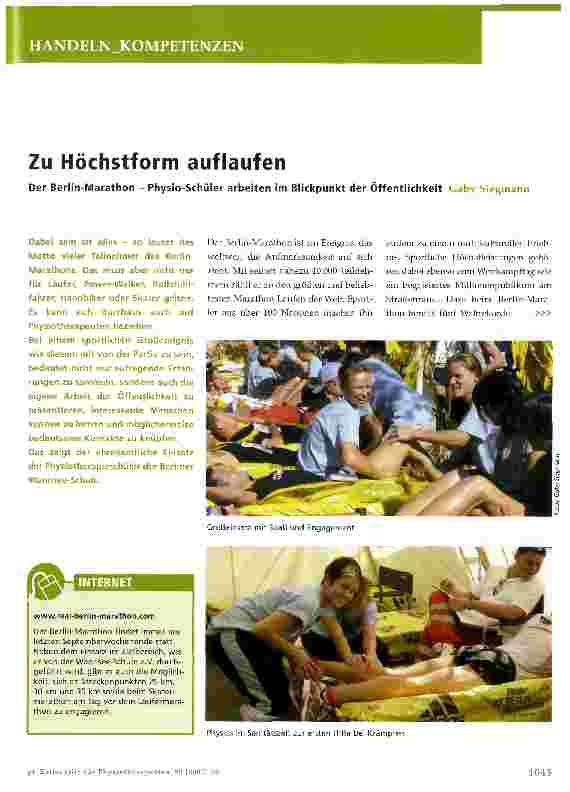 Vorschauseite 1: Zu Höchstform auflaufen