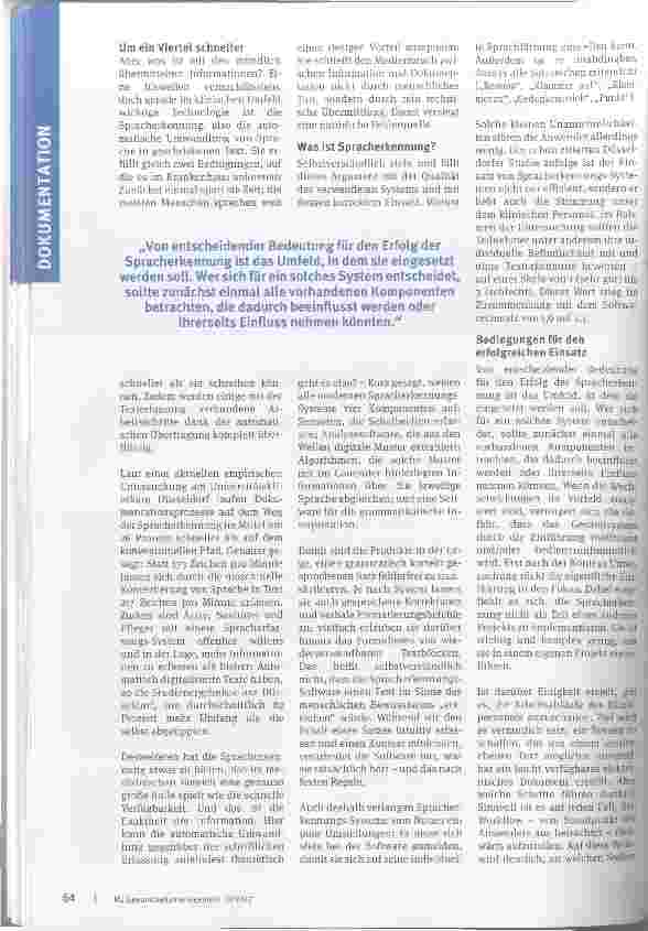 Vorschauseite 2: Mehr Zeit für Patienten