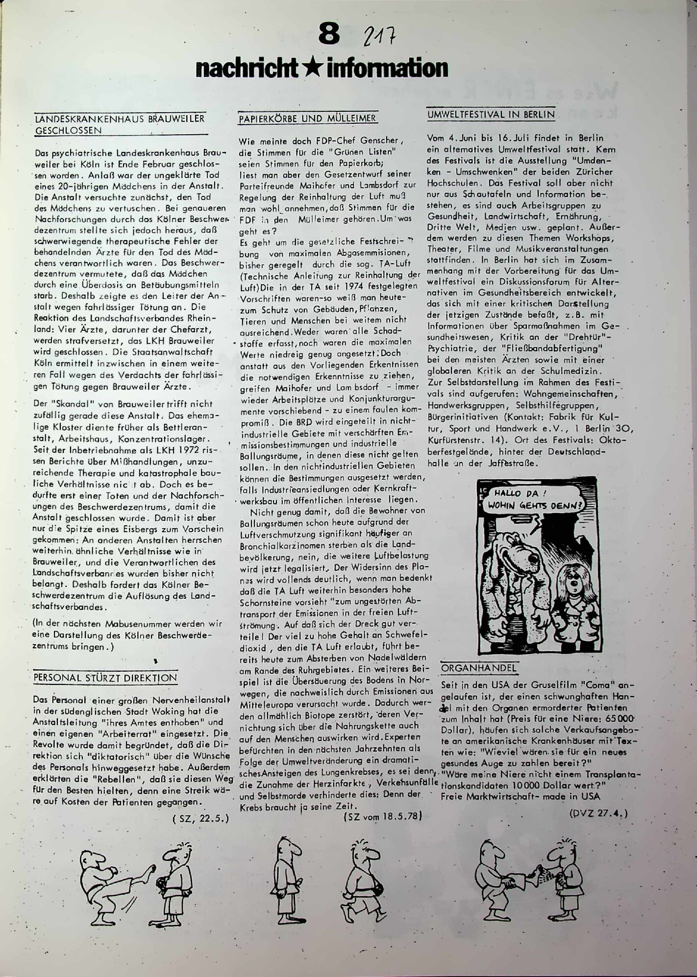 Vorschauseite 5: Nachricht* Information