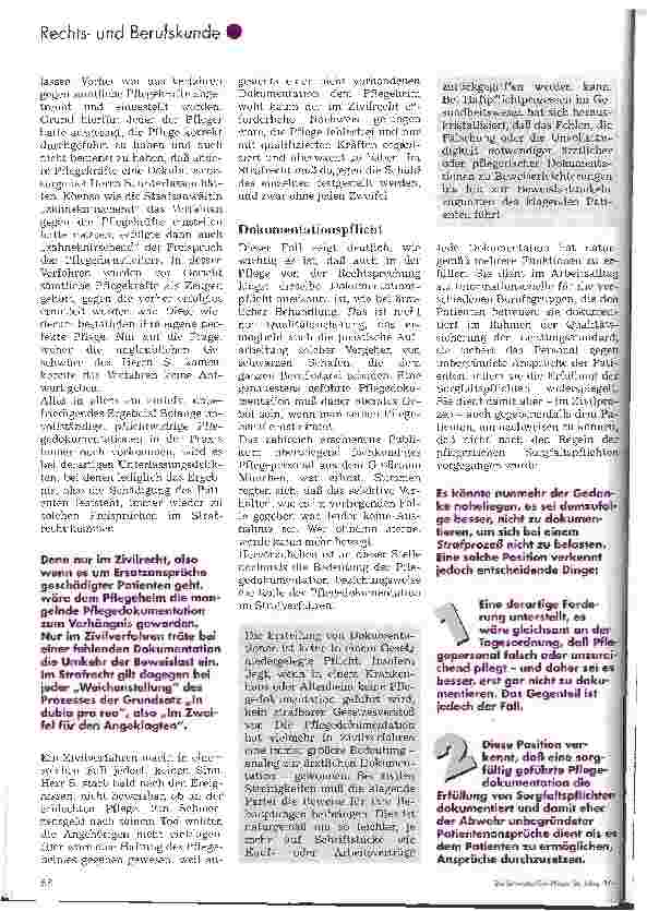 Vorschauseite 2: Freispruch trotz Dekubitusentstehung