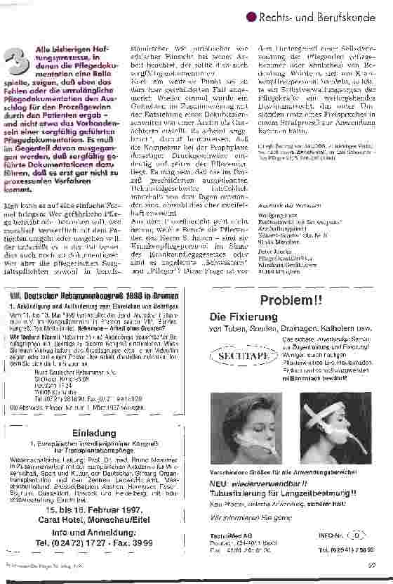 Vorschauseite 3: Freispruch trotz Dekubitusentstehung