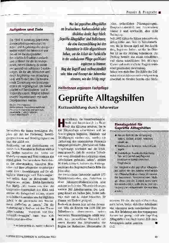 Vorschauseite 2: Vielfalt der Angebote erhalten BMA empfiehlt Planungen besser abzustimmen
