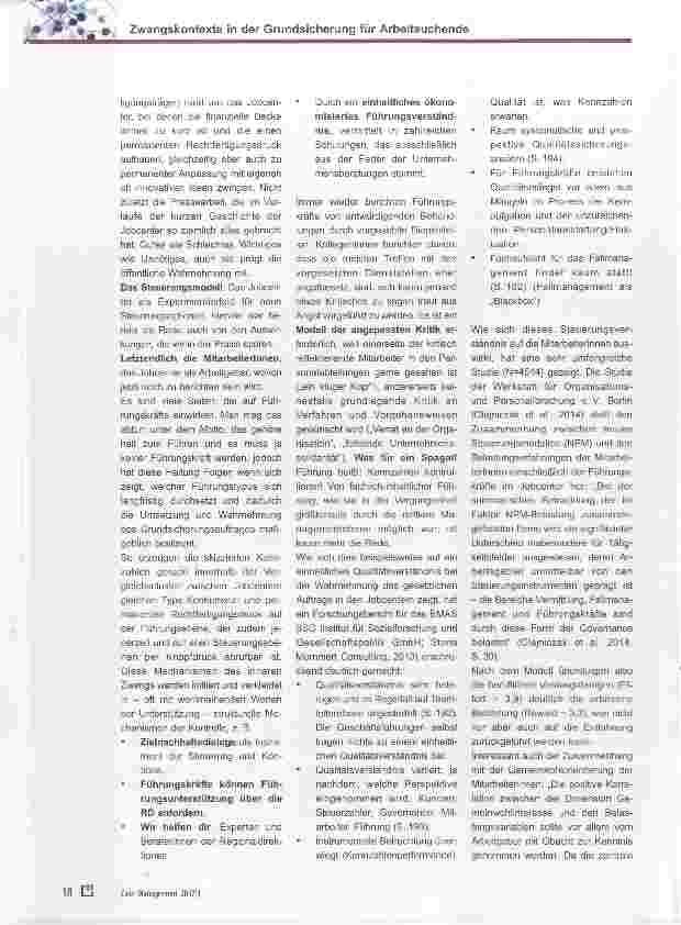 Vorschauseite 6: Zwangskontexte in der Grundsicherung für Arbeitsuchende