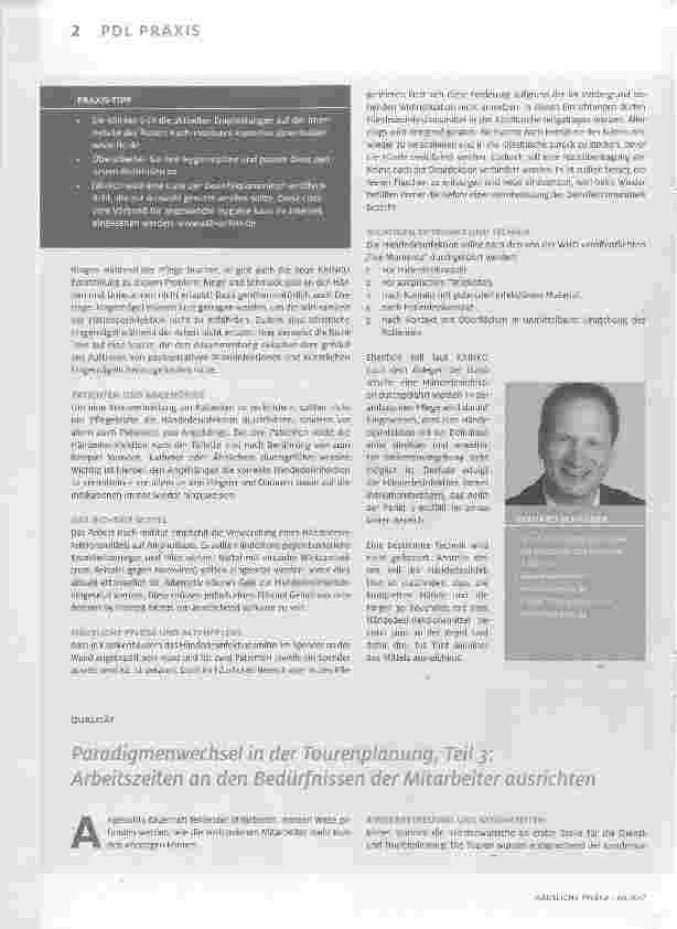Vorschauseite 1: Paradigmenwechsel in der Tourenplanung, Teil 3: Arbeitszeiten an den Bedürfnissen der Mitarbeiter ausrichten