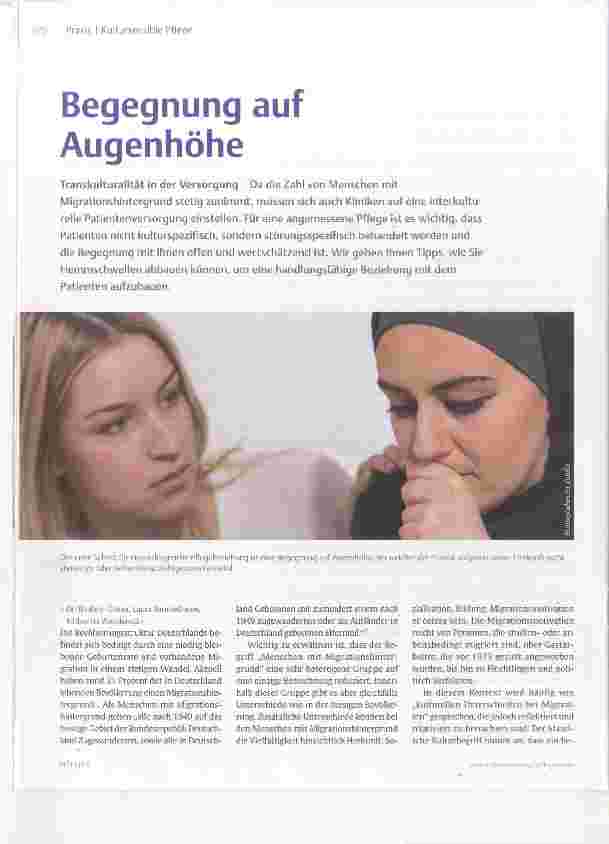 Vorschauseite 1: Begegnung auf Augenhöhe