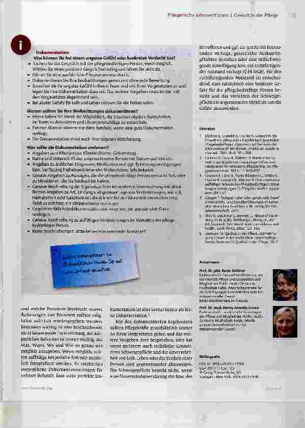 Vorschauseite 4: Mögliche Gewalt erkennen und dokumentieren