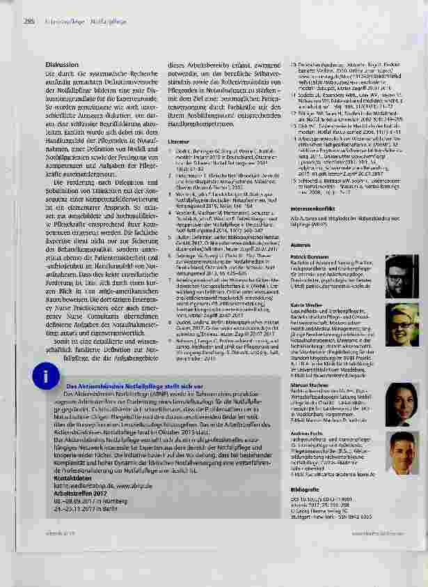 Vorschauseite 6: Notfallpflege was ist das eigentlich?