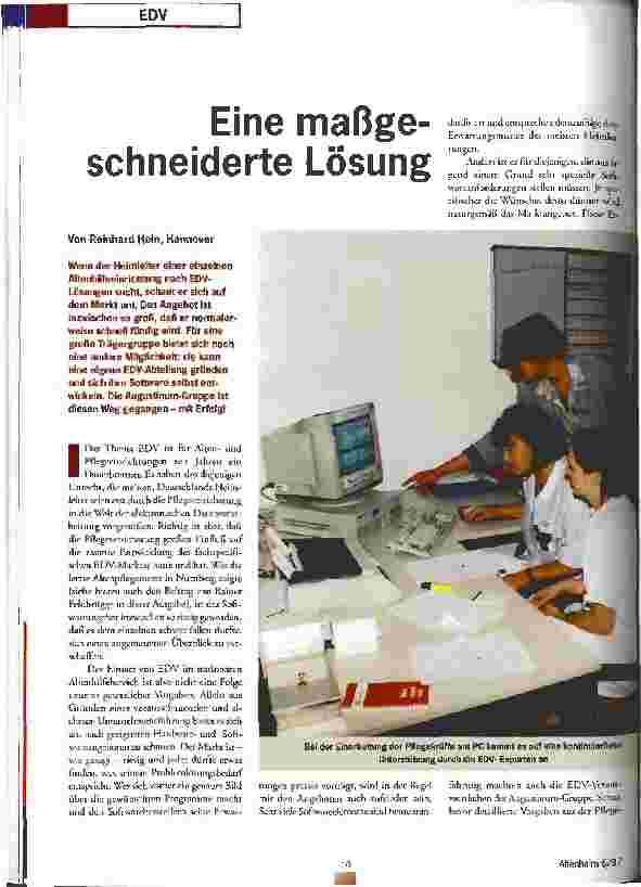 Vorschauseite 1: Eine maßgeschneiderte Lösung
