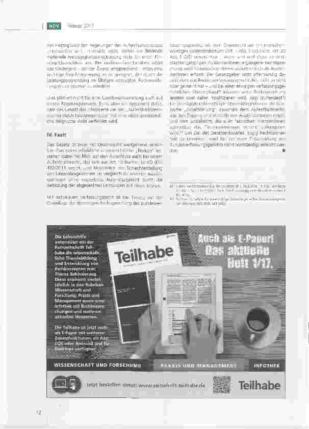 Vorschauseite 6: Die Regelung von Ansprüchen aus-ländischer Personen in der Grundsicherung für Arbeitsuchende und in der Sozialhilfe