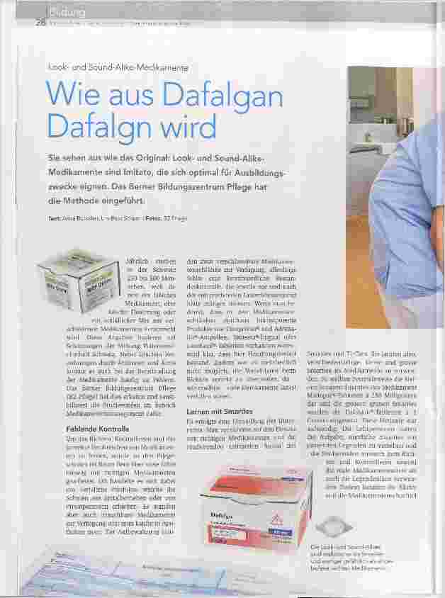 Vorschauseite 1: Wie aus Dafalgan Dafaign wird