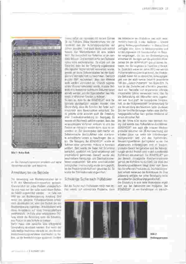 Vorschauseite 2: Medizinprodukte brauchen Zeit, Geduld und Budget