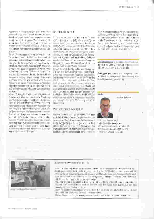 Vorschauseite 4: Medizinprodukte brauchen Zeit, Geduld und Budget