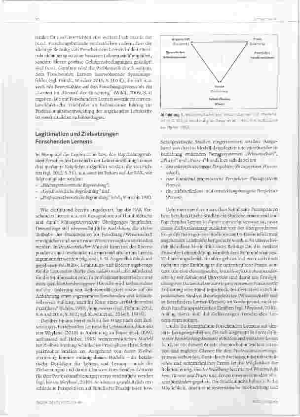 Vorschauseite 2: Forschendes Lernen eine Leitidee für gute Lehrerausbildung?