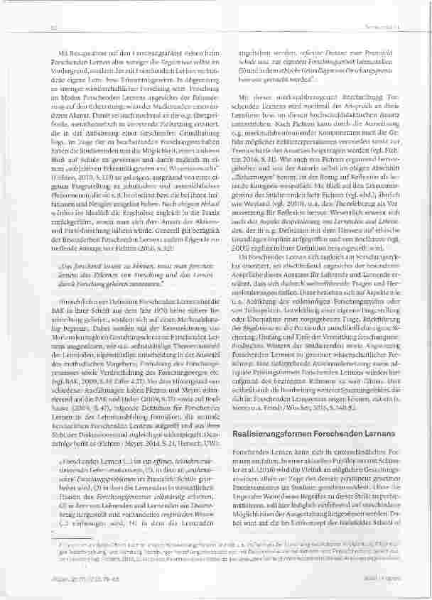 Vorschauseite 4: Forschendes Lernen eine Leitidee für gute Lehrerausbildung?