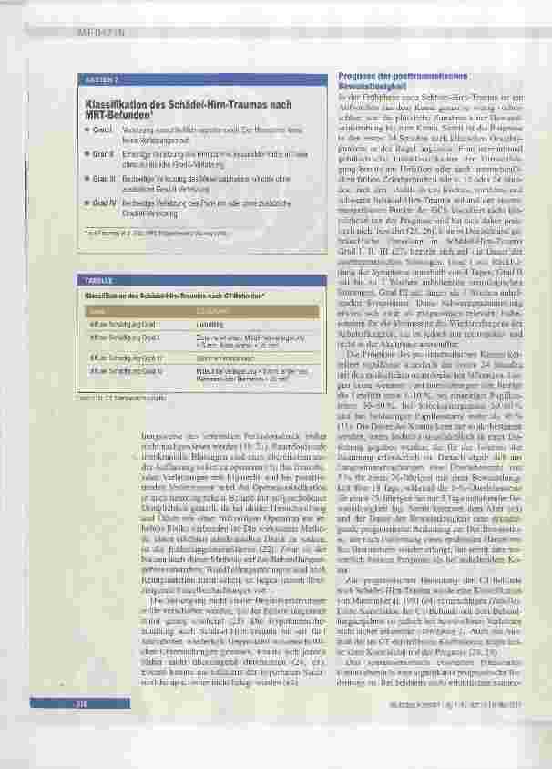 Vorschauseite 4: Akutes Schädel-Hirn-Trauma mit Bewusstlosigkeit