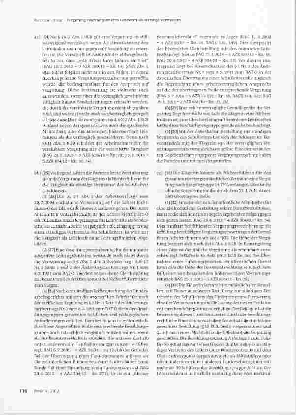 Vorschauseite 4: Vergütung einer angestellten Lehrkraft als ständige Vertreterin des beamteten Leiters eines regionalen Förderzentrums in Thüringen