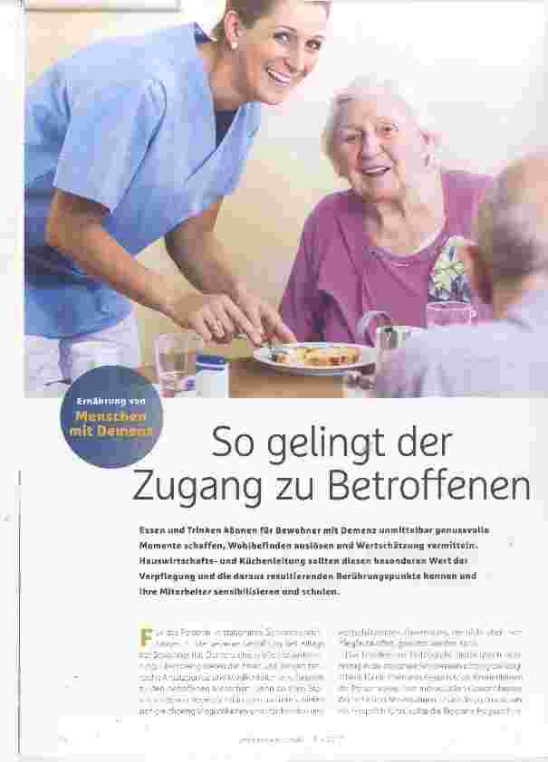 Vorschauseite 1: So gelingt der Zugang zu Betroffenen