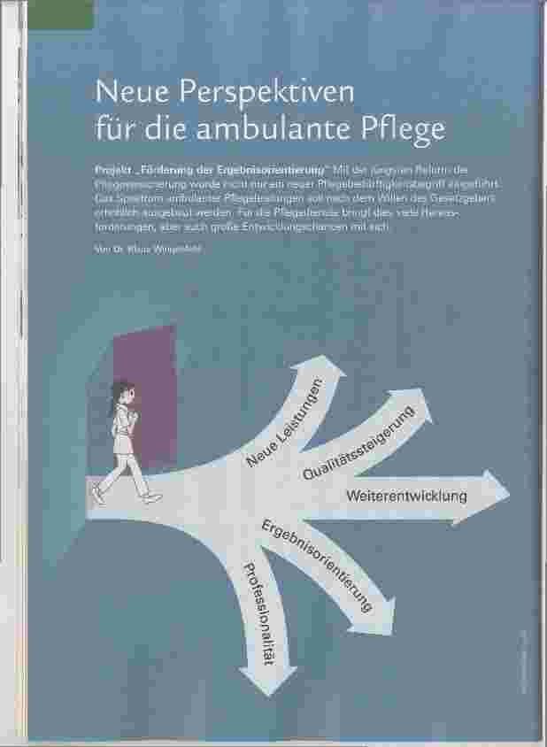 Vorschauseite 1: Neue Perspektiven für die ambulante Pflege
