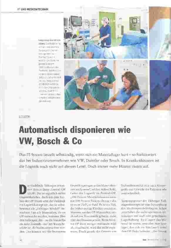 Vorschauseite 1: Automatisch disponieren wie VW, Bosch & Co