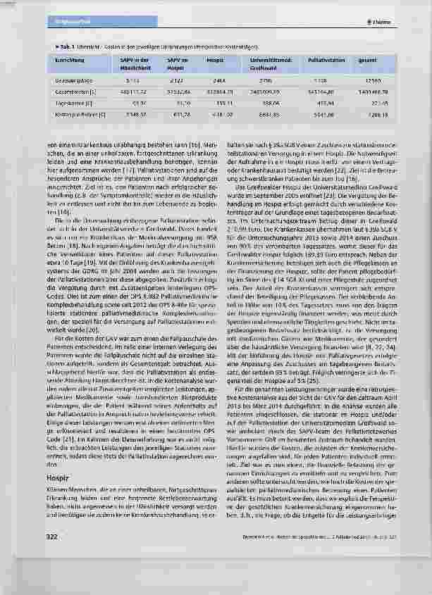 Vorschauseite 4: Kosten der spezialisierten Palliativversorgung eine Analyse aus Perspektive der Kostenträger
