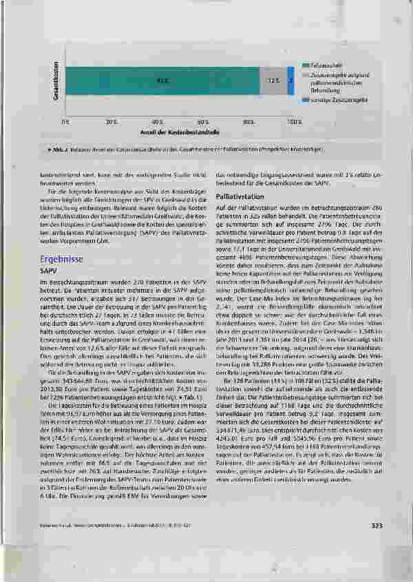 Vorschauseite 5: Kosten der spezialisierten Palliativversorgung eine Analyse aus Perspektive der Kostenträger