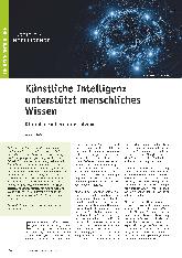 Vorschauseite 1: Künstliche Intelligenz unterstützt menschliches Wissen. KI in der Kodierunterstützung.