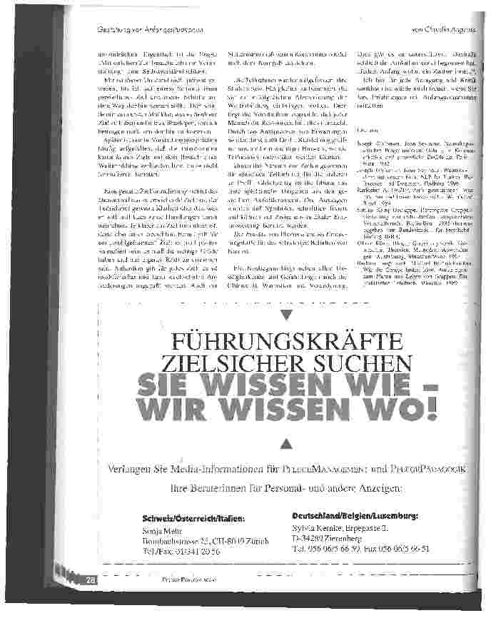 Vorschauseite 4: Gestaltung von Anfangssituationen